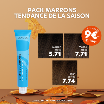 Pack Marrons Tendance Avec Ammoniaque
