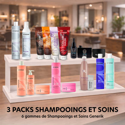 Verkoopverpakking Shampoos & Conditioners GENERIK x3