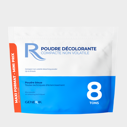 Poudre Décolorante Professionnelle Bleue 8 TONS – 1KG