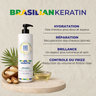 BBHair Lissage Brésilien Kératine 500ml + Shampooing Clarifiant OFFERT