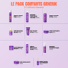x3 Pack de Revente Coiffants - GENERIK