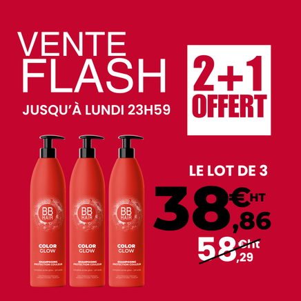 2+1 GRATIS - Color Glow Shampoo BBHair - 1 L