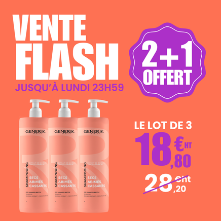 2+1 GRATIS - Shampoo voor Droog, Beschadigd en Breekbaar Haar GENERIK - 1 L