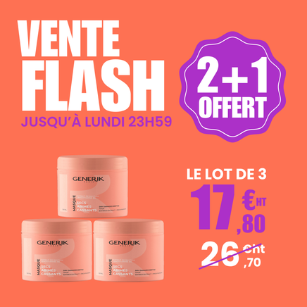 2+1 GRATIS - Masker voor Droog, Beschadigd en Breekbaar Haar GENERIK - 500 ml