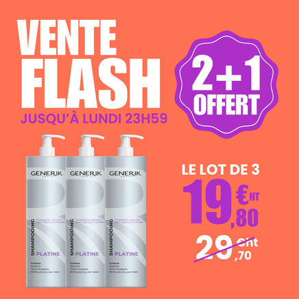 2+1 GRATIS Platinum Yellowing Shampoo 1L