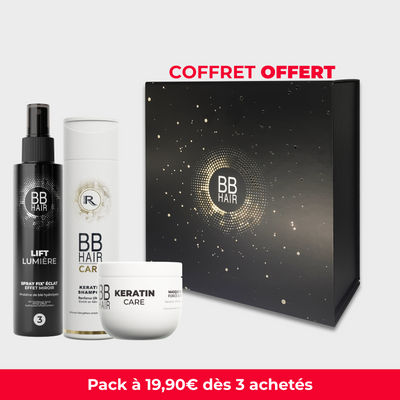 Lot 3 Coffret BBHair Spécial Keratin Care - Boîte offerte