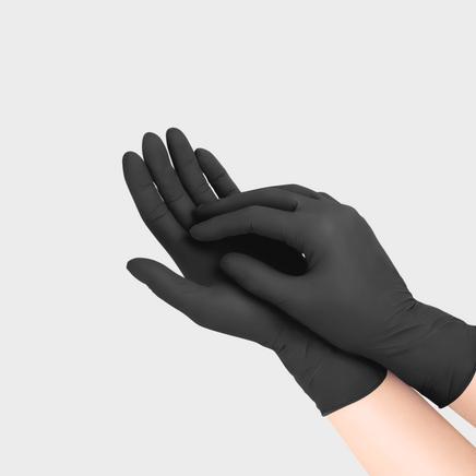 Boîte de 100 Gants Nitrile Noirs